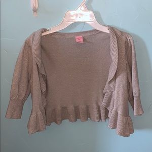 Size 14 silver sparkly pull over jacket